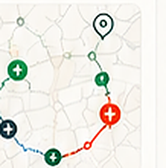 Cooling route planner